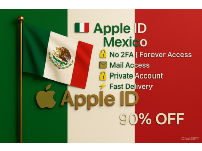 🔐 Apple ID Мексика 🇲🇽 | Без 2FA | Полный доступ 🚀