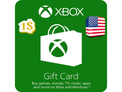 КАРТА ПОПОЛНЕНИЯ БАЛАНСА XBOX 1 USD США