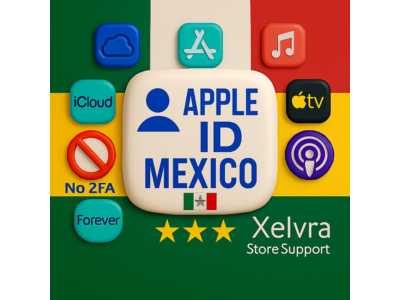 🇲🇽 Apple ID Мексика без 2FA полный доступ мгновенно