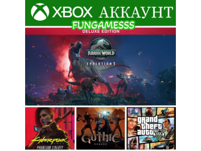 Jurassic World Evolution 3 + Gothic 1 Remake XBOX АККАУНТ