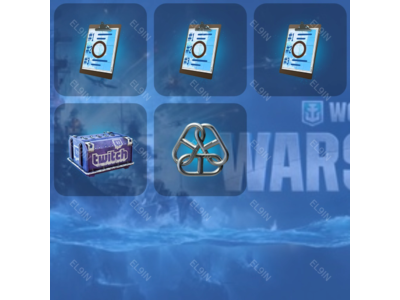 🎁World of Warships📈Твич Дропсы🌟5 предметов + 🎁