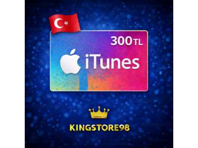 🍏🇹Подарочная карта Apple iTunes 300 TRY Турция🇹🇷🍏