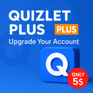 Quizlet Plus Unlimited– 1-Year on Your Account