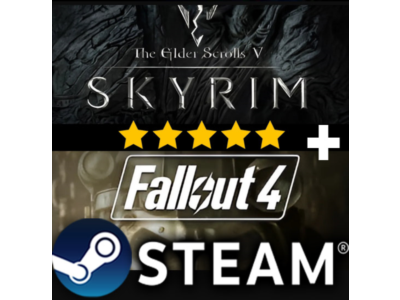 THE ELDER SCROLLS V: SKYRIM + FALLOUT 4 + ИГРЫ・STEAM・PC