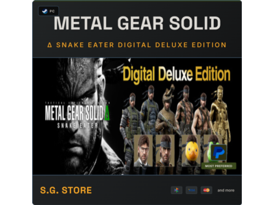 ❤️ METAL GEAR SOLID: SNAKE EATER Deluxe E Steam Offline