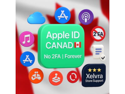 🇨🇦 Apple ID Канада Без 2FA Полный Доступ Мгновенно 🚀