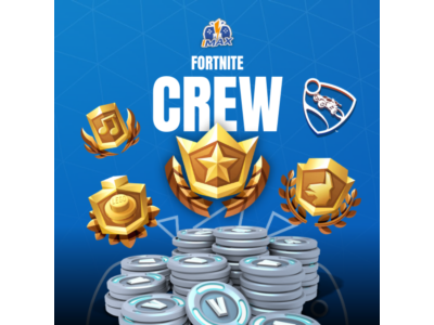 Fortnite Crew Subscription – 1M + Battle Pass & V-Bucks
