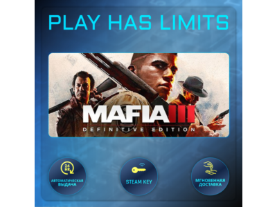 🔑Mafia III: Definitive Edition STEAM KEY Global + RU