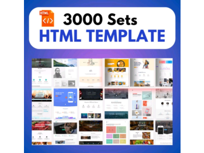 3000+ Премиальный набор шаблонов HTML, CSS и JS