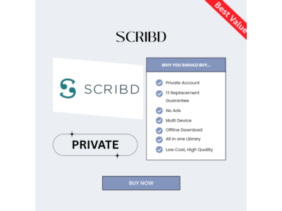 SCRIBD PREMIUM PRIVATE 1 MONTH | 30 DAY