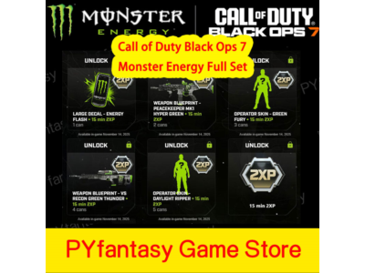 MONSTER ENERGY BUNDLE CoD BLACKOPS 7