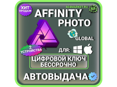 Affinity Photo for macOS/Windows Lifetime Activation Key (Global)