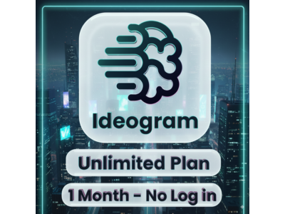 Ideogram Plus Безлимитный 1 месяц Без входа в систему