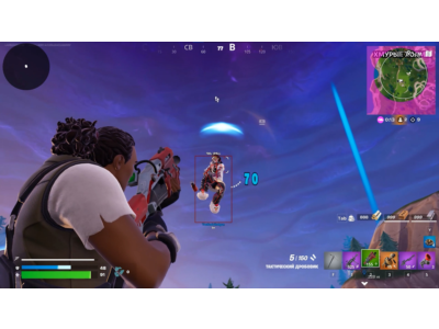 Рабочий чит Doza для игры Fortnite