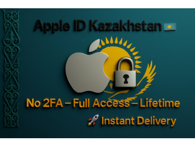 🇰🇿 Apple ID Казахстан | Без 2FA или Телефон | Полный Доступ | Быстрая Доставка 🔐