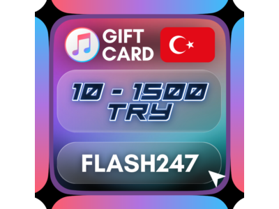 Подарочная карта Apple и iTunes TR | 10–1500 TRY | АВТО
