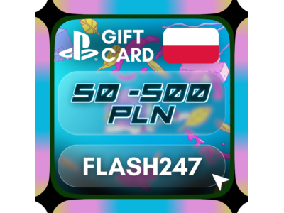 Подарочная карта PlayStation PL | 50-500 польских злоты