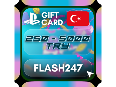 Подарочная карта PlayStation TR | 250–5000 TRY | АВТО