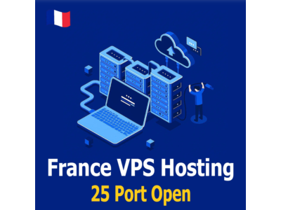 VPS-хостинг во Франции. Открыто 25 портов | Ежемесячный