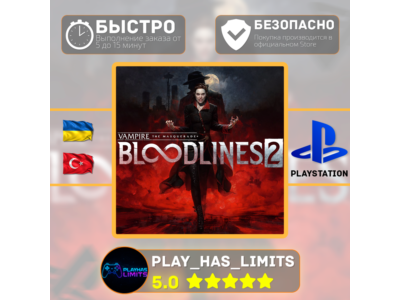 🎮Vampire: The Masquerade® - Bloodlines™ 2 PS 5 UA/TR