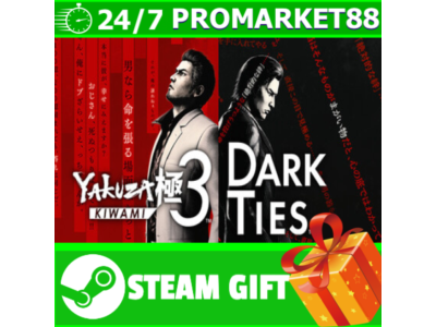 ️Yakuza Kiwami 33Dark Ties Deluxe Edition STEAM GIFT