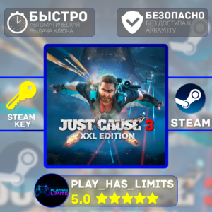 🔑Just Cause 3 XXL Edition STEAM KEY Global + RU