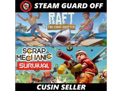 🎮 Общий аккаунт Scrap Mechanic + Raft |Без Steam Guard