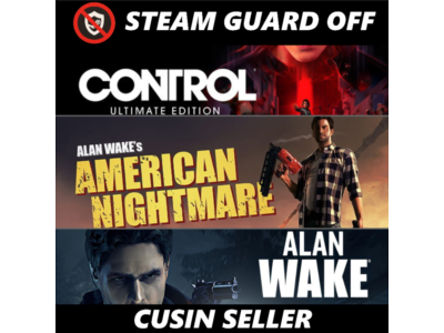 🎮 Shared Account Control + Alan Wake | No Steam Guard