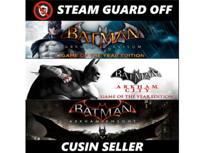 🎮 Общий аккаунт Batman: Arkham Knight + ВСЕ ЧАСТИ