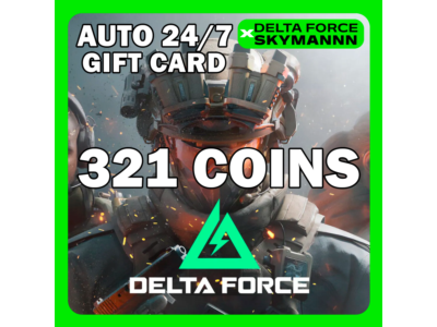 AUTO TOP-UP CARD 321 DELTA COINS DELTA FORCE 24/7