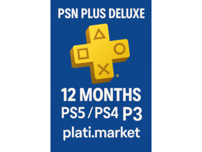 ⭐ PS PLUS DELUXE 12 Months – PS5 / PS4 P3
