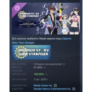 Digimon Story Time Stranger Costume Swimwear Set STEAM
