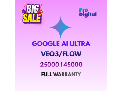 Кредитный поток Gemini AI Pro 45000 Veo3 на 25 дней
