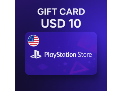 Карта PlayStation (PSN) 10 USD (Долларов) США