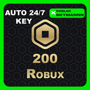 200 ROBUX ROBLOX GLOBAL AUTO TOP-UP CARD 24/7