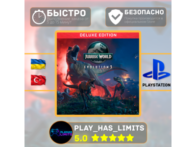 🎮Jurassic World Evolution 3 PS 5 Украина/Турция