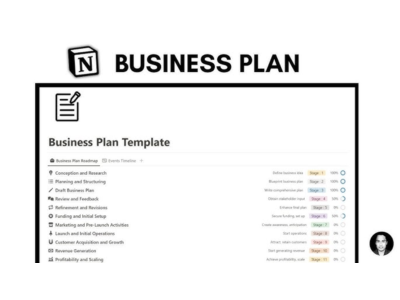 Notion Business Plan 6 month Private