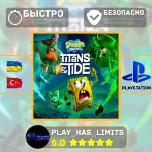 🎮SpongeBob SquarePants: Titans of the Tide PS 5 UA/TR