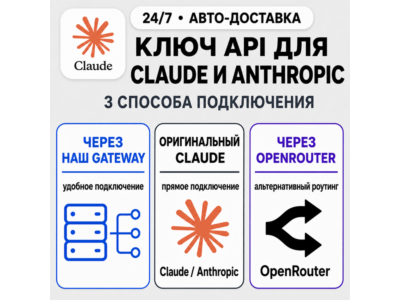 Anthropic AI Claude | API-ключ | Интерактивная панель | Claude Opus 4.6