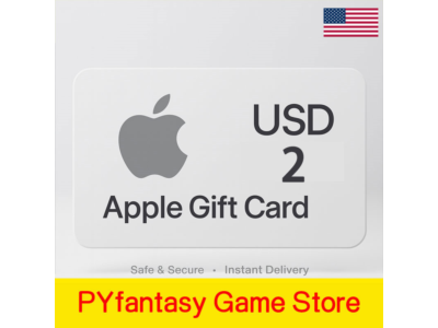 Apple iTunes Gift Card 2$ USD (USA) US