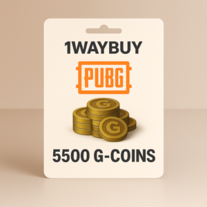 🪙PUBG 5500 G-COINS🪙GIFT CARD PIN CODE BONUS PC STEAM
