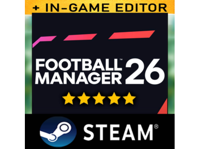 FOOTBALL MANAGER 26 + РЕДАКТОР・ВСЕ ДОПОЛНЕНИЯ・STEAM・PC