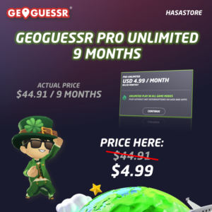 ✅GeoGuessr Pro Unlimited | Подписка на 9 месяца ⭐⭐