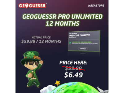 ✅GeoGuessr Pro Unlimited | 12 Months Subscription ⭐⭐