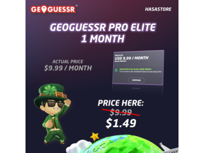 ✅GeoGuessr Pro Elite | 1 Month Subscription ⭐⭐⭐