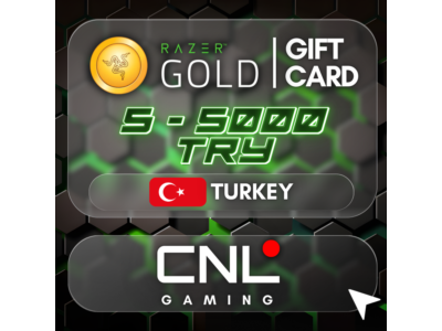 Razer Gold 5–5000 турецких лир [Турция]