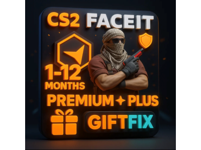 FACEIT PREMIUM  ПОДПИСКА БЕЗОПАСНО 1-6-12 МЕС