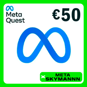 META QUEST 50€ EUR EUROPE TOP-UP CARD AUTO 24/7 OCULUS