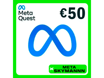 META QUEST 50€ EUR ЕВРОПА КАРТА ПОПОЛНЕНИЯ АВТО 24/7
