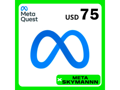 META QUEST 75$ USD США КАРТА ПОПОЛНЕНИЯ АВТО 24/7